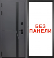 Дверь Гранит НаноБлэк лайн, панель 000 Без панели
